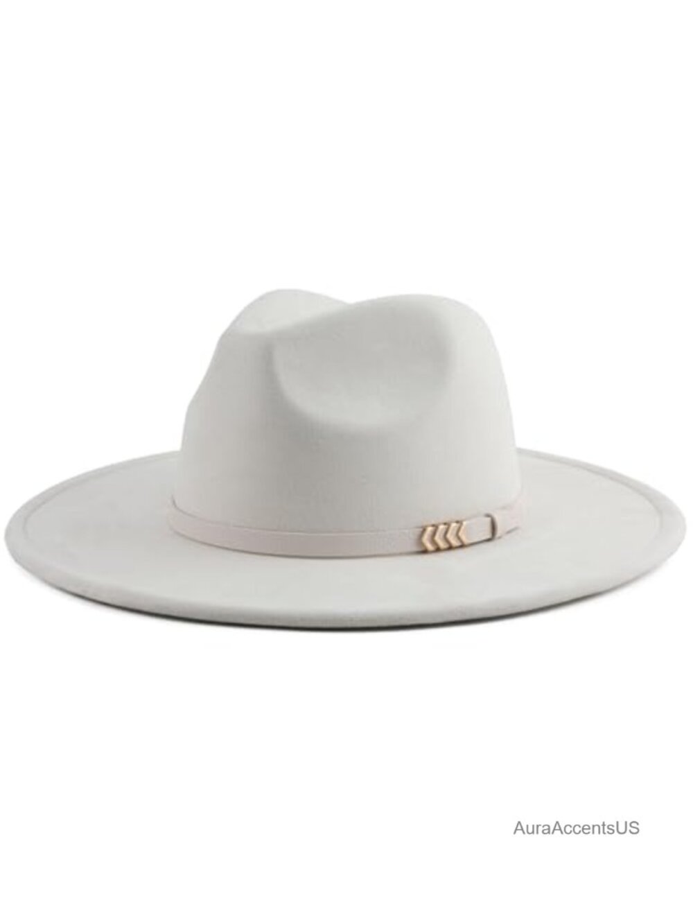 Wide Brim Fedora Hat Polyester Adjustable Unisex Rancher Outdoor